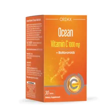 Ocean Vitamin C, ORZAX, Витамин С, 1000 мг, 30 таблеток