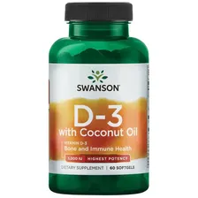 Витамин D3 Swanson Highest Potency Vitamin D3 5000 250 caps