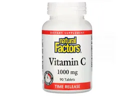 Natural Factors Vitamin C 1000 mg 90 Time Release Tablets