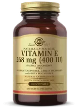 Витамины SOLGAR Vitamin E 400 IU 50 гелькапсул