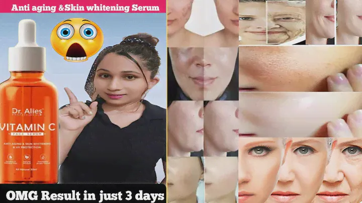 Dr.alies professional vitamin C Face serum Review For Anti aging & skin Whitening|| Uv protection