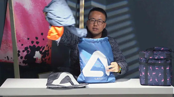 Nylon drawstring backpack