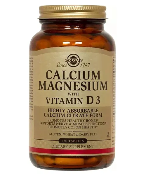 Calcium Magnesium With Vitamin D3 Solgar