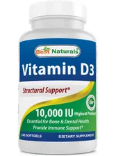 Best Naturals Vitamin D3 10000ме 240 капс