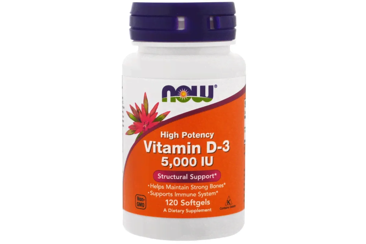 Vitamin D3 5000 IU 120 caps Now-0