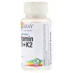 Капсулы Solaray Vitamin D3 + K2, 120 шт.-3