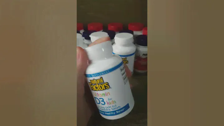 Natural factors vitamin D3 anak 400IU for kids chewable
