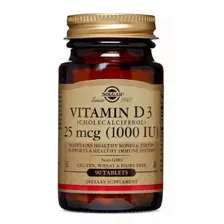SOLGAR Vitamin D3 1000 IU (90 таблеток)