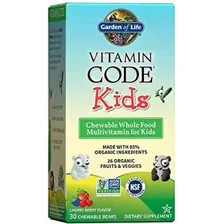 Garden of Life Vitamin Code Kids 30 Chewable Bears