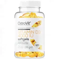 OstroVit Vitamin D3 4000 IU - 120 гелевых капсул