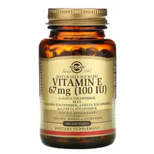 Solgar Vitamin E 100 IU 100 таб