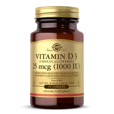 Solgar Vitamin D3 25 мкг 1000 МЕ 90 таблеток