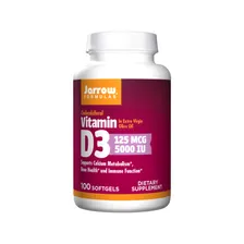 Jarrow Formulas Vitamin D3 5000iu, 100 капс