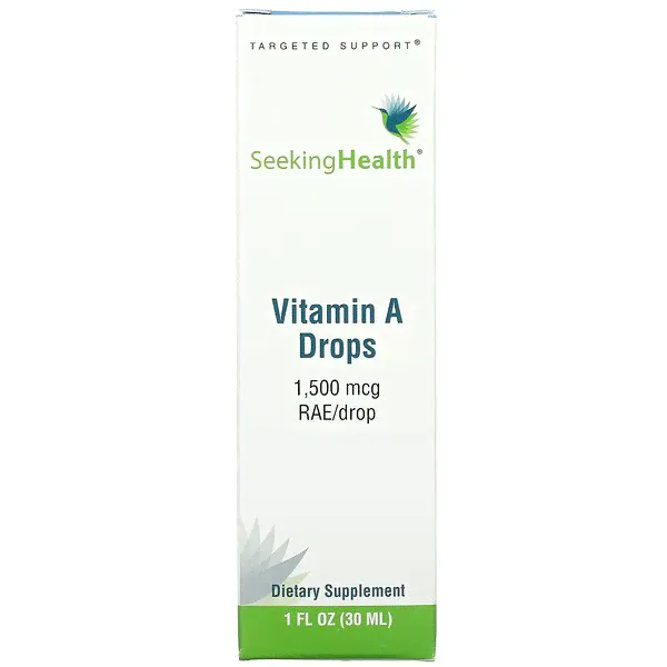 Seeking Health Vitamin A Drops 1 500 mcg RAE/Drop 1 fl oz (30 ml)-1