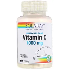 Solaray Vitamin C 1000 мг 100 таб