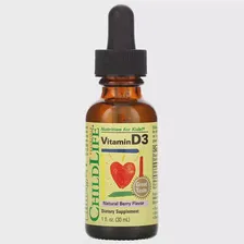 Витамин D3 со вкусом натуральных ягод, Vitamin D 3, ChildLife, 30 мл