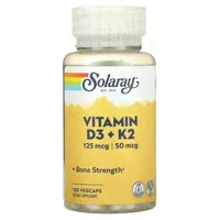 Капсулы Solaray Vitamin D3 + K2, 60 шт.