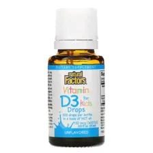 Natural Factors Vitamin D3 Drops for Kids