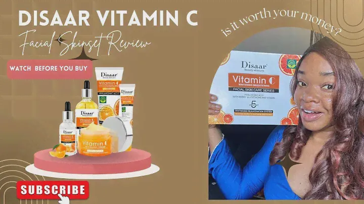 Disaar Vitamin C Face Whitening Brightening Facial Skincare Set REVIEW