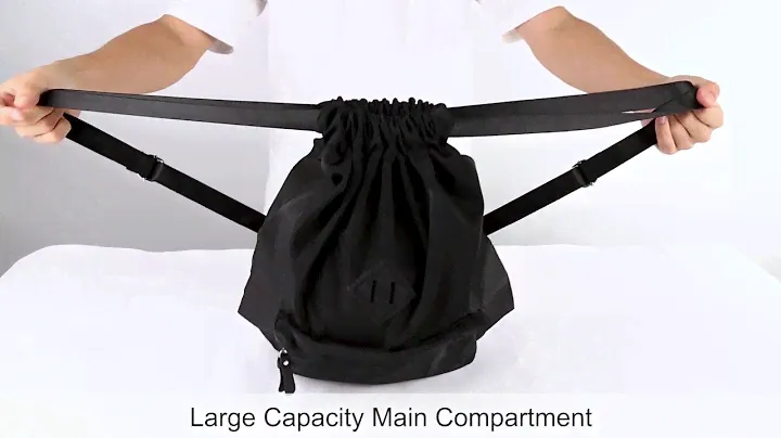 Vbiger Men Women Drawstring Backpack Chic School Shoulders Bag