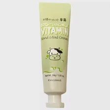 Крем для рук витаминный Welcos Around Me Kwailnara Brightening Milk Vitamin Hand & Nail Cream