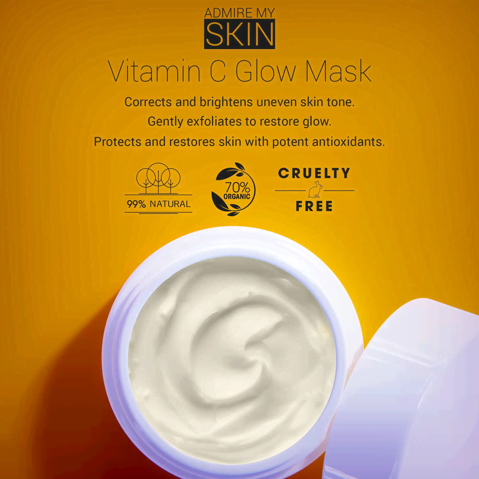 Vitamin C Facial Mask, Correct and Brighten Uneven Skin Tone-0