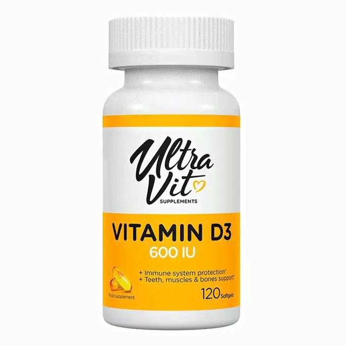 Витамины VPLab UltraVit Vitamin D3 капсулы 600 МЕ 120 шт