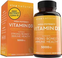 Viva Naturals Vitamin D3 5000IU