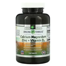 Amazing Nutrition, Calcium Magnesium Zinc + Vitamin D3, 150 Tablets