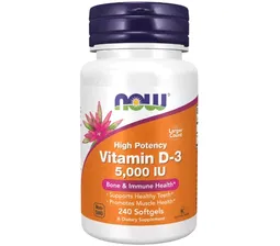 NOW  -3, Vitamin D-3 5000  - 240 