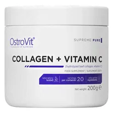 Коллаген + Витамин С OstroVit Supreme Pure Collagen + Vitamin C 200 грамм Нейтральный
