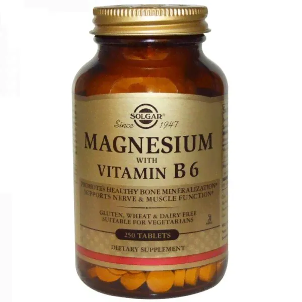 Solgar Magnesium with Vitamin B6 - Магний с Витамином B6-0