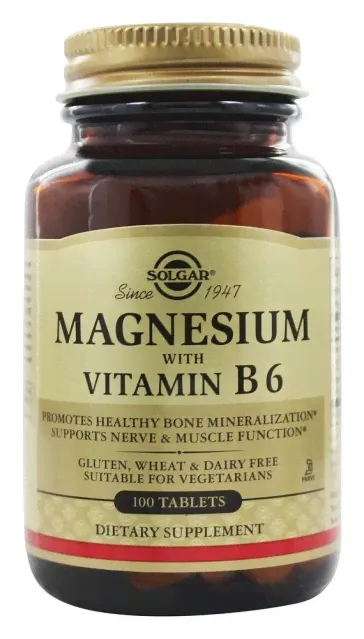 Solgar Magnesium with Vitamin B6 100 табл-1