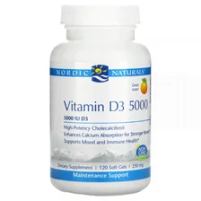 Vitamin D3 5000 250мг 120капсул