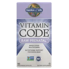 Garden of Life, Мультивитамины для беременных и кормящих мам, Vitamin Code RAW Prenatal, 90 вегетарианских капсул