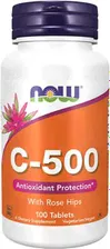 NOW Vitamin C-500 with Rose Hips 100 tabs