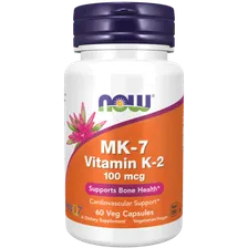 Now Foods Vitamin K-2 MK-7 100 мкг 60 капс.