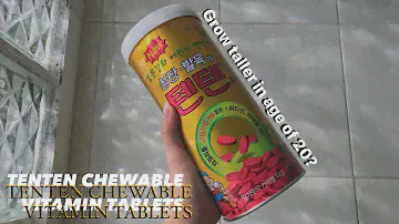 TENTEN CHEWABLE VITAMINS TABLET | GROW TALLER AT THE AGE 20? CAN I INCREASE MY HEIGHT?