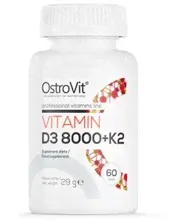 OstroVit Vitamin D3 8000 + K2 (60 таб)