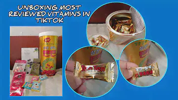 UNBOXING TENTEN MOST REVIEWED KOREAN  VITAMINS IN TIKTOK