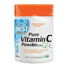 Витамины с DOCTOR`S BEST Pure Vitamin C Powder Quali-C, 250 g