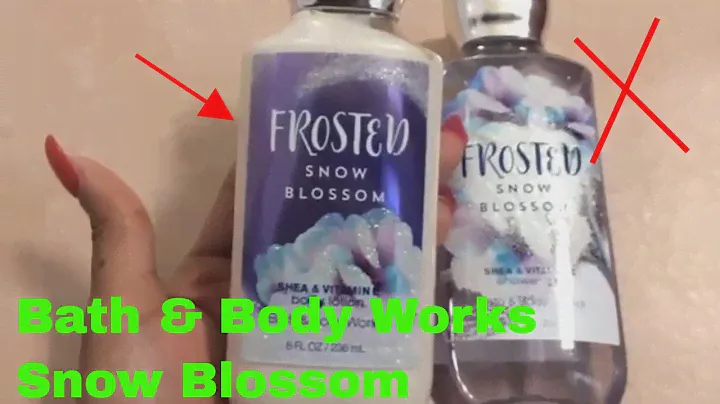 ✅  How To Use Bath and Body Works Snow Blossom Body Lotion Review