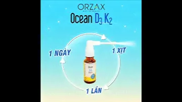 1 xịt Ocean D3K2 mỗi ngày - Bé phát triển toàn diện